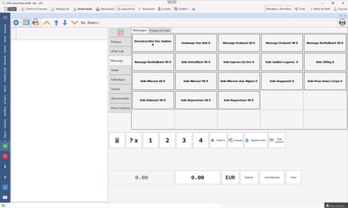 Funcionalidad de caja registradora integrada de xPlanCloud